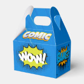 Comic Superhero Strip 00. Geburtstagsparty Geschenkschachtel (Rückseite)