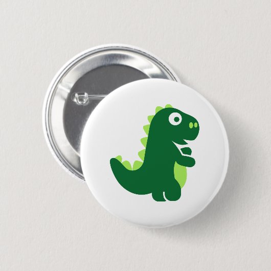 Comic T-Rex Button (Vorne & Hinten)