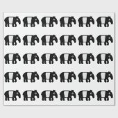 Comic Tapir Geschenkpapier (Flach)