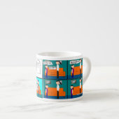 Comic-Tasse Espressotasse (Vorderseite Rechts)