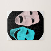 Comic-Theatermasken Puzzle (Horizontal)