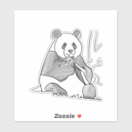 Comic Ton Panda Sticker