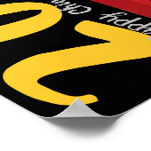 Comic Traditionelles Chinesisches Jahr 2021 SqP Poster (Ecke)