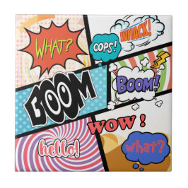 Comic-ursprünglicher Entwurf Fliese