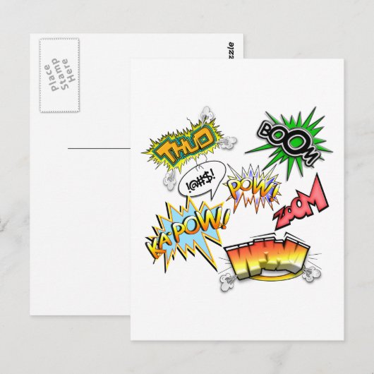 Comic Variation Postkarte (Vorne/Hinten)