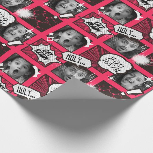 Comic-Version Ihres Facebook-Wrapper Geschenkpapier (Ecke)