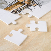Comic-Vogel-Werftarbeiter Puzzle (Seite)