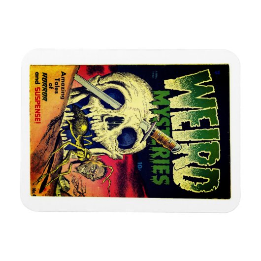 Comic WEIRD MYSTERIES Magnet (Horizontal)