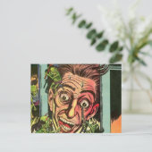 Comic "Weiße Schütteln" Postkarte (Stehend Vorderseite)