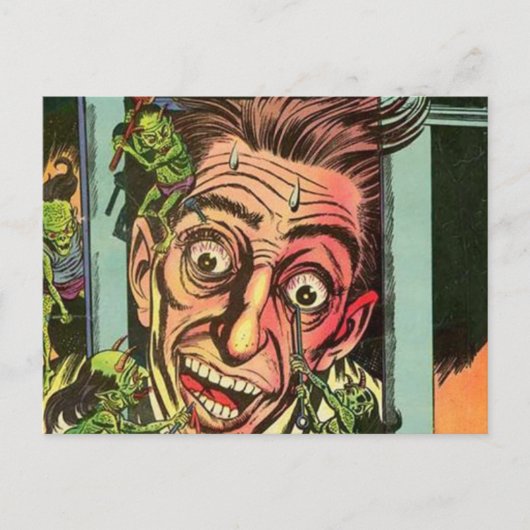 Comic "Weiße Schütteln" Postkarte (Vorderseite)