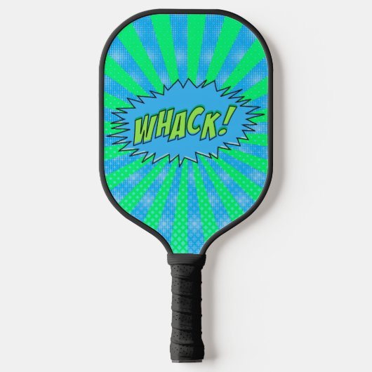 Comic-Whack-Logo-Pickleball-Paddel Pickleball Schläger (Vorderseite)