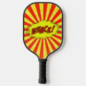 Comic-Whack-Logo-Pickleball-Paddel Pickleball Schläger (Rückseite)