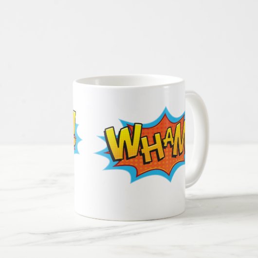 Comic Wham! Kaffeetasse (VorderseiteRechts)
