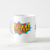 Comic Wham! Kaffeetasse (Vorderseite Links)