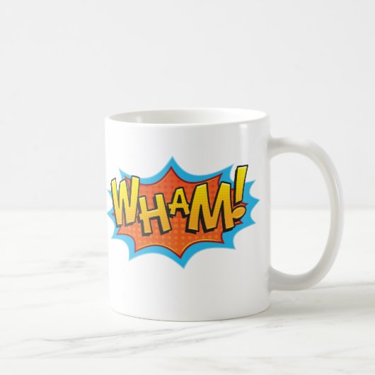 Comic Wham! Kaffeetasse (Rechts)