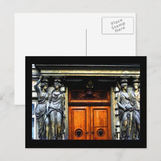 Comic Wien Postkarte (Vorne/Hinten)