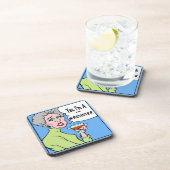 Comic Wine Drinker, bearbeiten Text, Untersetzer (Rechte Seite)