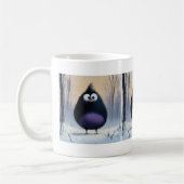 Comic Winter Bird Kaffeetasse (Links)