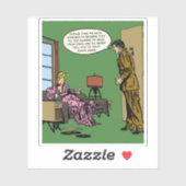 Comic Woman Can Do Better Aufkleber (Blatt)