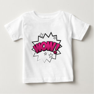 Comic wow baby t-shirt