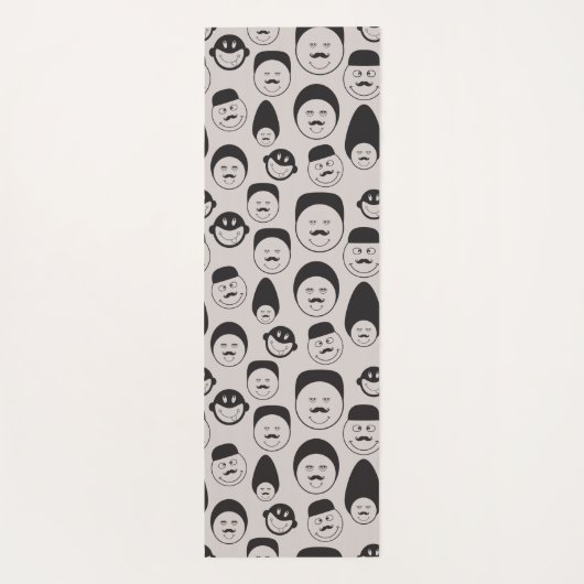 Comic Yogamatte (Rückseite)