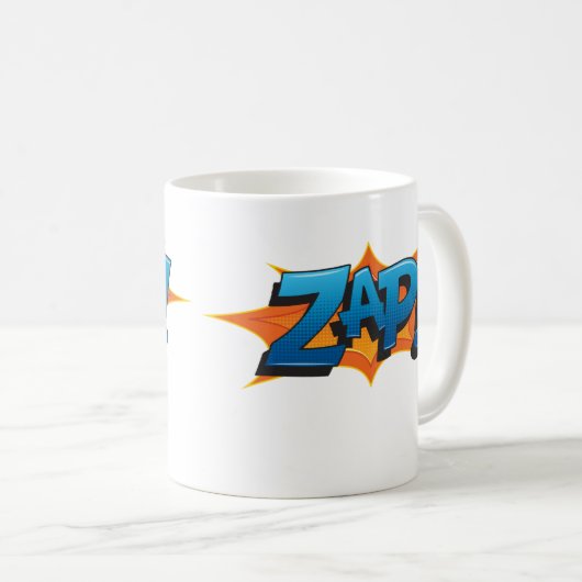 Comic Zap! Kaffeetasse (VorderseiteRechts)