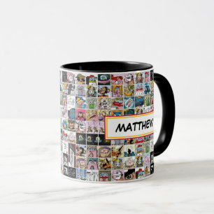 Comic Zeichen Kids Muster Tasse