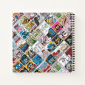 Comic-Zeichen Muster Kids sprechen Ballonname Notizblock (Rückseite)