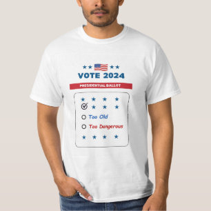 Comical 2024 Presidential Ballot T - Shirt
