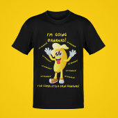 Comical Banana Jokes "Ich gehe Bananen!" Funny T-Shirt