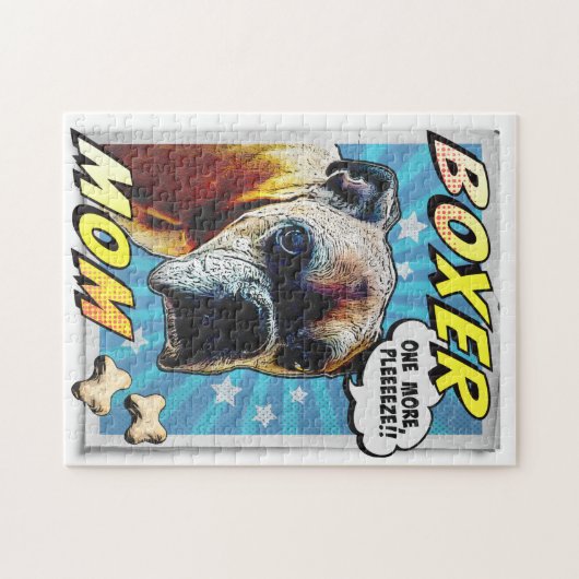 Comical Boxer Jigsaw Puzzle (Horizontal)