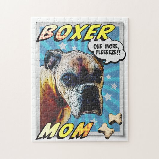 Comical Boxer Jigsaw Puzzle (Vertikal)