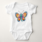 Comical Butterfly Baby Strampler (Vorderseite)