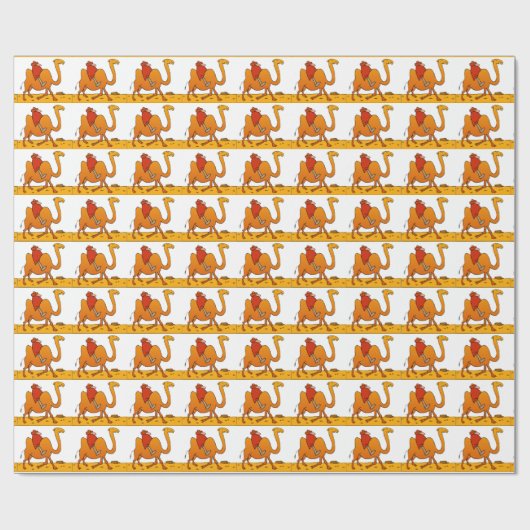 Comical Camel Designs Geschenkpapier (Flach)
