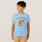 Comical Camel fügen Text hinzu T-Shirt (Vorne ganz)