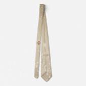 Comical Christmas Longhorn Steer Krawatte (Rückseite)