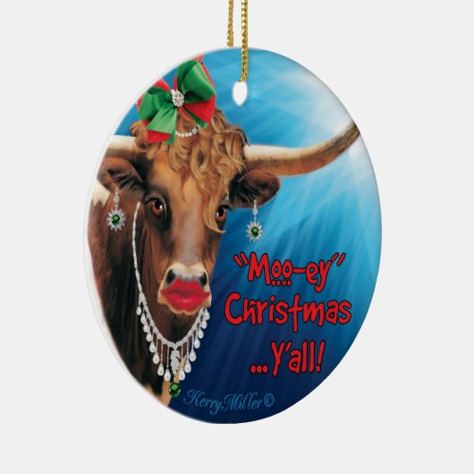 Comical cow Keramik Ornament (Rechts)