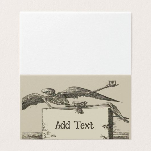 Comical Funeral, Adtext (Außenseite Aufgefaltet)