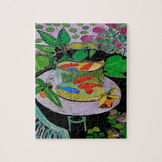 Comical Goldfish Jigsaw Puzzle (Vertikal)