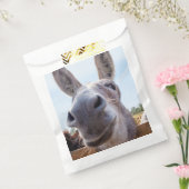 Comical Gray Smiling Donkey Geschenktütchen (Versiegelt)