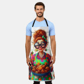 Comical Lady Cooks Schürze (Getragen)