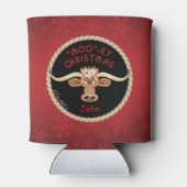 Comical Longhorn Steer Dosenkühler (Rückseite)