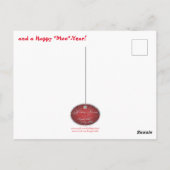 Comical Longhorn Steer Postcard Postkarte (Rückseite)