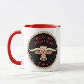 Comical Longhorn Steer Tasse (Links)