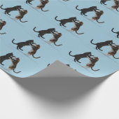 Comical Lovely Dancing Cats Geschenkpapier (Ecke)
