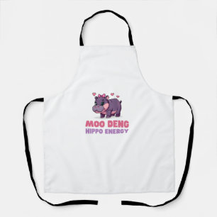 Comical MOO DENG HIPPO ENERGY Animal Lover Hippo T Schürze