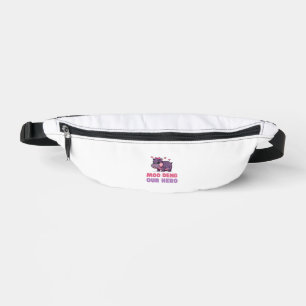 Comical MOO DENG UNSERE HERO Zoology Pixel Tieranz Bauchtasche
