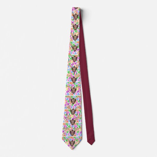 Comical Moose Neck Tie Krawatte (Vorderseite)