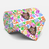 Comical Moose Neck Tie Krawatte (Gerollt)