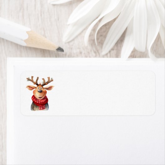 Comical Reindeer Address Labels (Insitu)